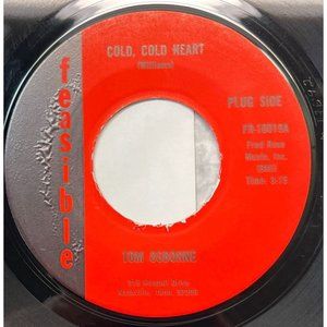 Tom Osborne Cold Cold Heart / There Stands the Glass 45 Country Promo Feasible